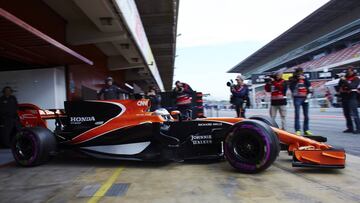 Fernando Alonso en la tercera jornada de Montmel&oacute;. 