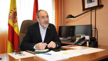 Francisco Díez durante una entrevista.