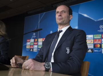 Rueda de prensa de Allegri y Buffon. 