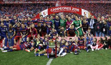 FC Barcelona campeón de la Copa de 2016.