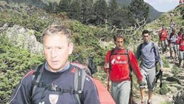 <b>JAVI TOMÓ AIRE. </b>En la imagen, Clemente nada más bajar de escalar el Aneto.