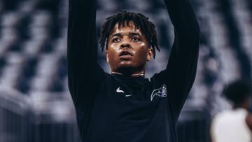Markelle Fultz, durante un calentamiento con Orlando.