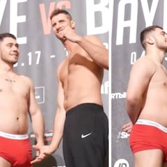 El pesaje más divertido en el boxeo: ¡Allen es muy optimista!