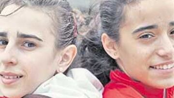 EN el cine. Lenika de Simone y Tania Gener participan en 'Stick it'.