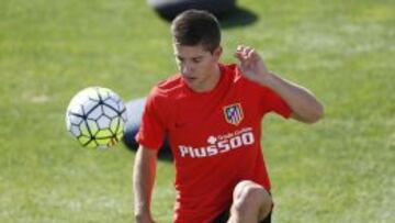 Vietto, durante un entrenamiento.