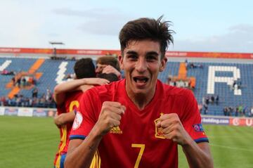 Ferran, durante la Eurocopa Sub-17 de 2017.