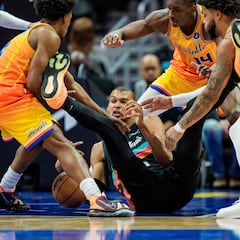 Wembanyama se queda seco