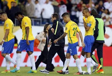 Brasil se fue eliminado en la fase de grupos ante Per&uacute;. 