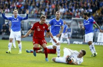 Vidal es protagonista en el duelo entre Bayern Múnich y Darmstadt.