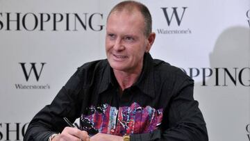 Paul "Gazza" Gascoigne enjoying better times signing books in 2014.