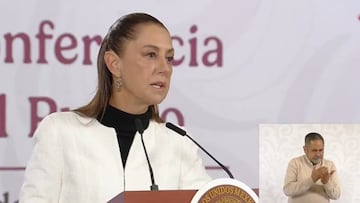 La reacción de Claudia Sheinbaum al sismo de este 2 de enero: “Uy está temblando”
