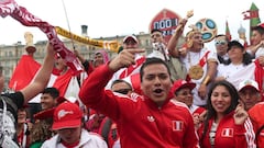 La afición peruana pone el color antes del estreno