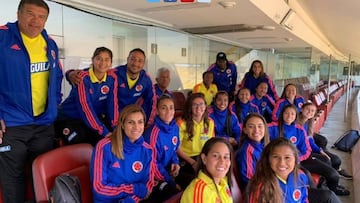 Selección Femenina presente en Millonarios vs. Fortaleza
