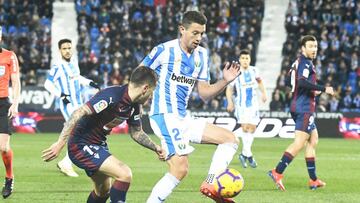 El Eibar desperdició una renta de dos goles en Butarque frente al Leganés.