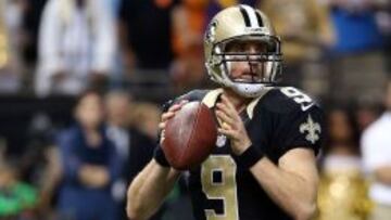 El quarterback de los New Orleans Saints, Drew Brees, es uno de los jugadores damnificados por el sistema de la elección de Pro-Bowl.