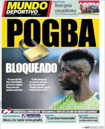 Portadas de la prensa deportiva