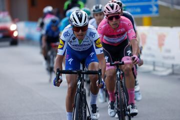 Fausto Masnada y Joao Almeida.