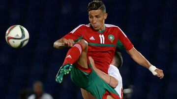 Fayçal Fajr, jugador de Marruecos.