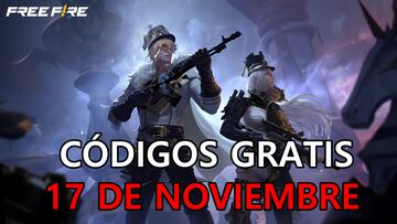 Free Fire | Códigos de hoy viernes 17 de noviembre de 2023: recompensas gratis