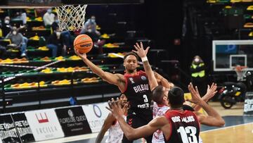 27/10/20 BALONCESTO PARTIDO BASKET
 CHAMPIONS LEAGUE ENTRE 
 BILBAO BASKET - PINAR KARSIYAKA
 JAYLON BROWN 