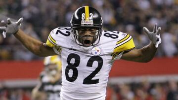 Antwaan Randle El en una jugada de la Super Bowl XLV que los Steelers perdieron con los Green Bay Packers. El &uacute;ltimo partido de su carrera.