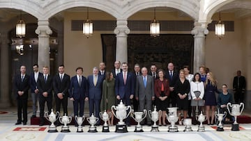 Los Reyes presiden la entrega de los Premios Nacionales del Deporte