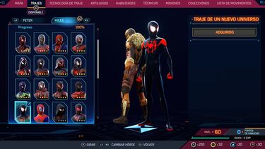 Trajes de Marvel's Spider-Man 2