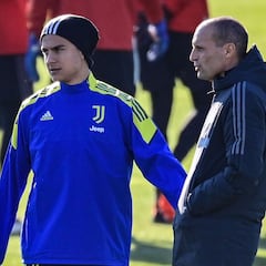 Pelea entre Allegri y Dybala