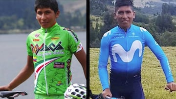 Nairo Quintana, desde sus inicios como profesional hasta la actualidad.