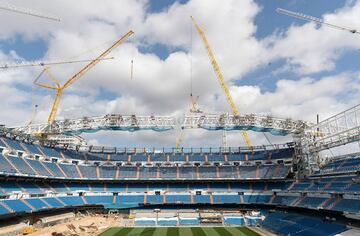 Continúan las obras de remodelación del Bernabéu