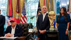 Nuevo guiño de la FIFA e Infantino para Donald Trump