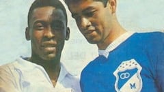 Pele en Colombia vs Millonarios