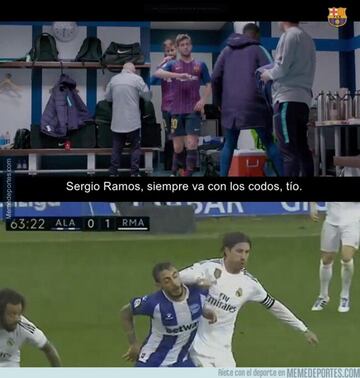 Sergio Ramos protagonista de los memes del Alavés-Real Madrid