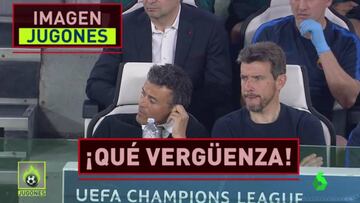 Luis Enrique en las imágenes captadas por La Sexta.