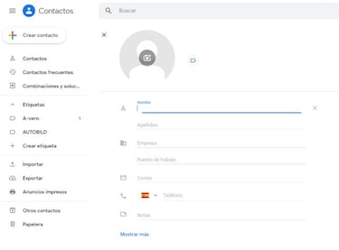 Cómo añadir contactos a Gmail