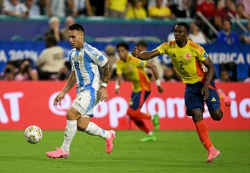 La Selección Colombia cayó 1-0 ante Argentina en el Hard Rock Stadium en partido válido por la final de la Copa América 2024.
