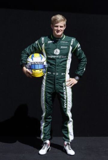 Marcus Ericsson del equipo Caterham.