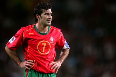 Al igual que su compañero en el Real Madrid, Figo regresó a la selección de Portugal en 2005, tras haber anunciado su retiro en 2004, motivado por el deseo de ayudar al equipo en la recta final hacia el Mundial de Alemania 2006. Su retorno fue clave para reforzar el liderazgo y experiencia en un grupo joven que necesitaba una figura de referencia. Figo terminó siendo pieza fundamental en el histórico camino de Portugal hasta las semifinales. 