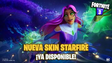 Starfire de DC llega a Fortnite: ¿cómo conseguir su skin?