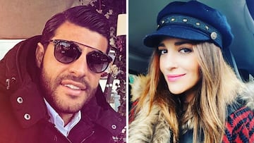 Im&aacute;genes del futbolista Miguel Torres y de la actriz Paula Echevarr&iacute;a