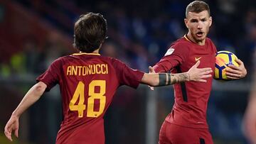 Dzeko salva un empate a un paso de su adiós al Roma