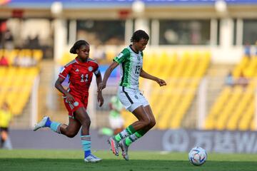 Nigeria y Colombia se enfrentaron por las semifinales del Mundial Femenino Sub 17 de la India en el Estadio Fatorda de Goa.