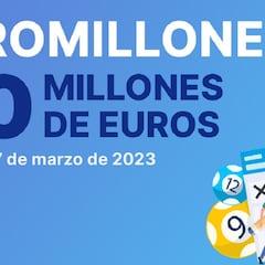 Euromillones: comprobar los resultados del sorteo de hoy, viernes 17 de marzo