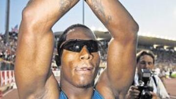 <b>MISTER X. </b>Acaba de correr los 200 metros en 19.63, la segunda mejor marca de todos los tiempos.