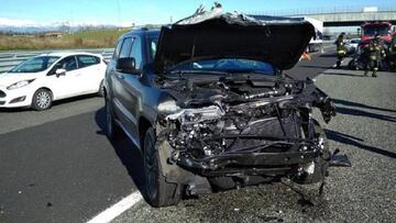 Douglas Costa, ileso en un llamativo accidente de tr¨¢fico