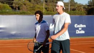 Christian Garín y Nicolás Jarry tendrán difíciles rivales españoles en el debut.
