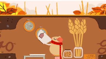 Google celebra con su nuevo doodle la llegada del equinoccio de otoño.