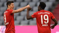 Lewandowski y Alphonso Davies.