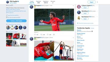 El PSG colgó fotos de Neymar riéndose durante la Supercopa