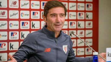 Marcelino, en sala de prensa